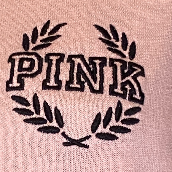 PINK Victoria's Secret Long-Sleeved Lightweight Sweatshirt LOVE PINK Top Size XS - Picture 2 of 4
